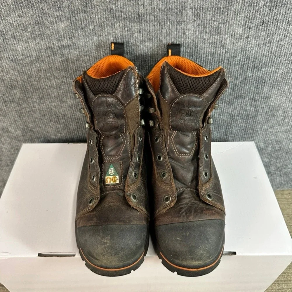 Timberland PRO Endurance Mens Steel Toe Puncture Resistant Work Boots Brown 8W